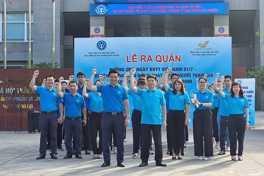 Hà Nội ra quân tuyên truyền người dân tham gia bảo hiểm y tế, bảo hiểm xã hội