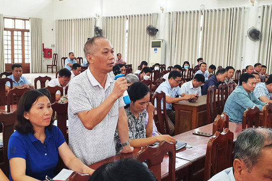 Cử tri huyện Thanh Oai kiến nghị đẩy nhanh tiến độ cấp nước sạch
