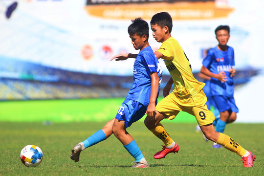 U13 Sông Lam Nghệ An và U13 Hà Nội vào chung kết Giải bóng đá thiếu niên toàn quốc