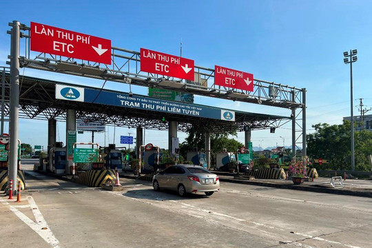 Cao tốc Cầu Giẽ - Ninh Bình chính thức chỉ thu phí tự động không dừng