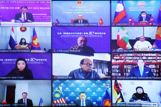 Hội thảo trực tuyến kỷ niệm 20 năm Tuyên bố về ứng xử của các bên tại Biển Đông (DOC)