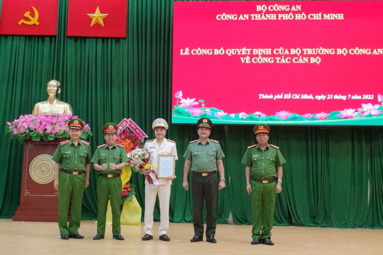 Đại tá Mai Hoàng là tân Phó Giám đốc Công an thành phố Hồ Chí Minh