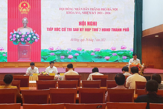 Cử tri quận Hà Đông đánh giá cao kết quả kỳ họp thứ bảy, HĐND thành phố Hà Nội