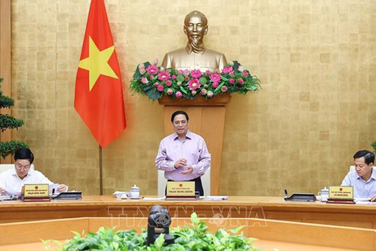 Thủ tướng chủ trì Phiên họp Chính phủ chuyên đề xây dựng pháp luật tháng 7-2022