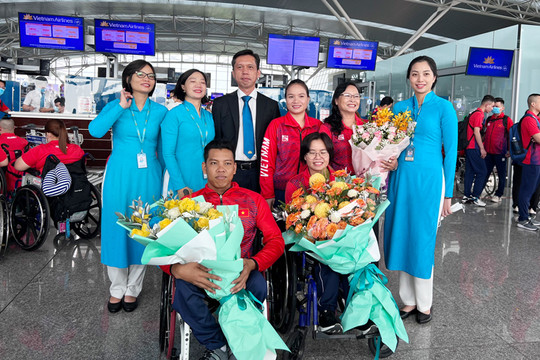 Vietnam Airlines đồng hành cùng Đoàn thể thao người khuyết tật Việt Nam dự ASEAN Para Games lần thứ 11