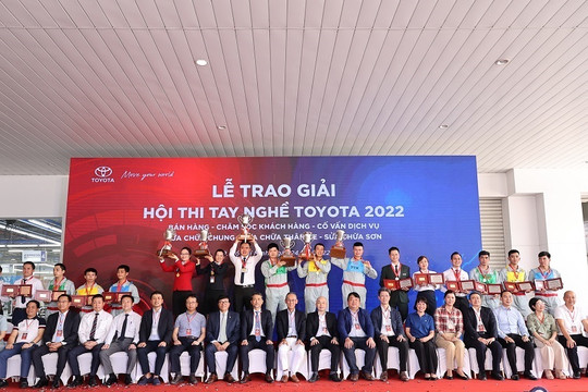Tưng bừng chung kết Hội thi tay nghề Toyota 2022