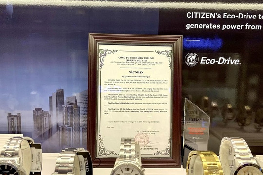 Đại lý đồng hồ Citizen tại thành phố Hồ Chí Minh ủy quyền, chính hãng 100%