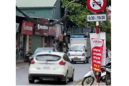 “Phạt nguội” lái xe ô tô đi vào đường cấm