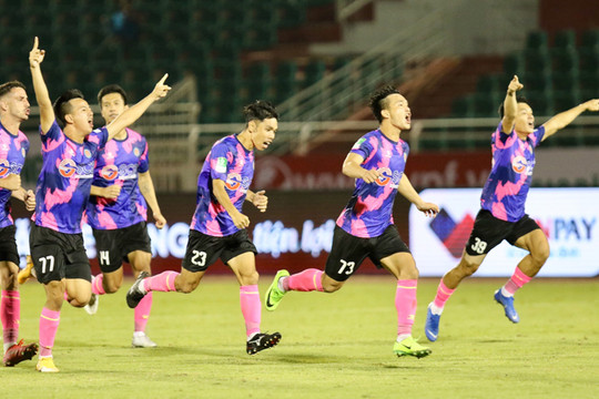 Sài Gòn FC giành trọn 3 điểm trong trận ''mưa bàn thắng''