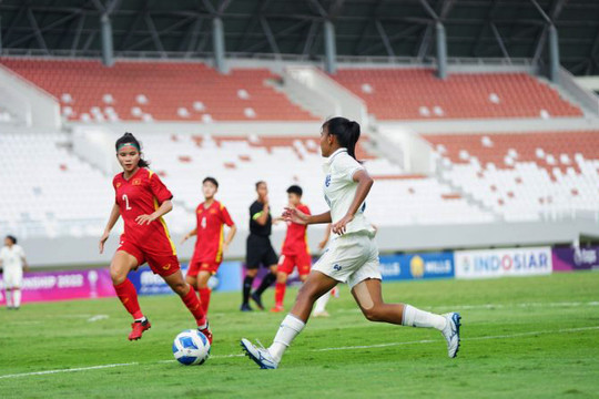 Đánh bại Thái Lan, đội tuyển nữ U18 Việt Nam gặp Myanmar tại bán kết