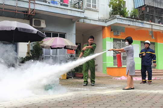 Huyện Thanh Trì tiếp tục chú trọng phòng cháy, chữa cháy tại khu dân cư