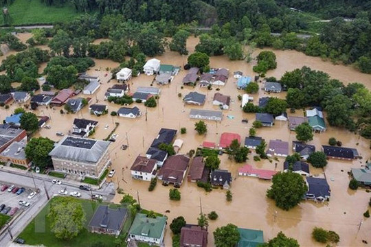Mỹ ban bố tình trạng thảm họa do mưa lũ tại bang Kentucky