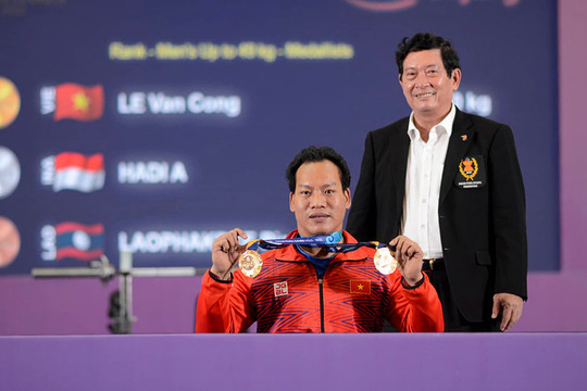 Đoàn Việt Nam giành thêm 12 Huy chương vàng ASEAN Para Games 2022