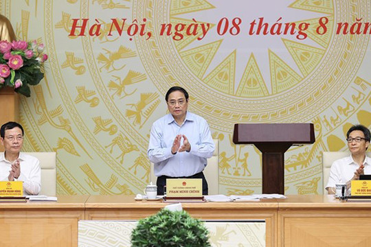 Thủ tướng Phạm Minh Chính: Công tác chuyển đổi số phải liên tục đổi mới với tư duy đột phá và tầm nhìn chiến lược