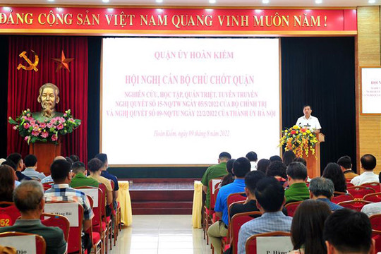 Quận Hoàn Kiếm đẩy mạnh tuyên truyền những định hướng lớn phát triển Thủ đô