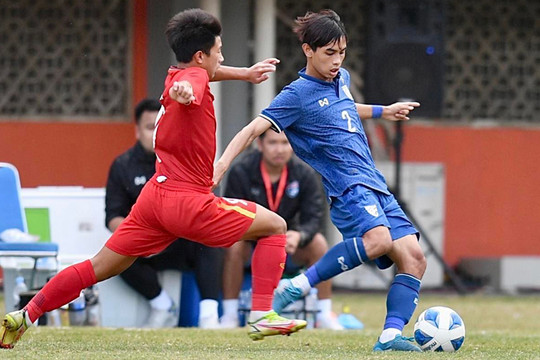 Thắng thuyết phục U16 Thái Lan, U16 Việt Nam vào chung kết giải Đông Nam Á 2022