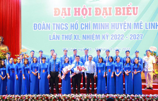 Đồng chí Đỗ Hoàng Việt tái cử chức danh Bí thư Huyện đoàn Mê Linh