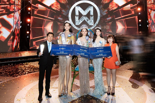 Artistry tài trợ mỹ phẩm chăm sóc sắc đẹp 2 năm cho Top 3 Miss World Việt Nam 2022