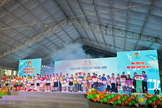 DTP đồng hành cùng hội đồng đội Trung ương trao tặng học bổng tại Festival Nhà văn hóa thiếu nhi toàn quốc lần thứ VII