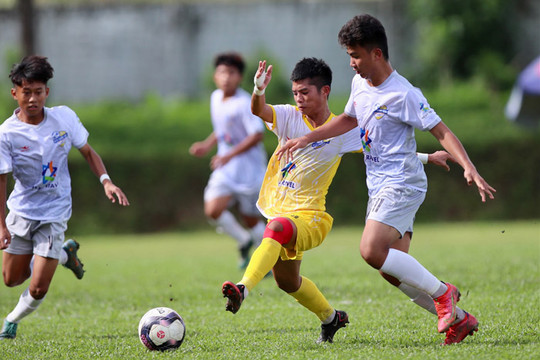 U15 Sông Lam Nghệ An và U15 Huế giành vé vào bán kết U15 quốc gia 2022