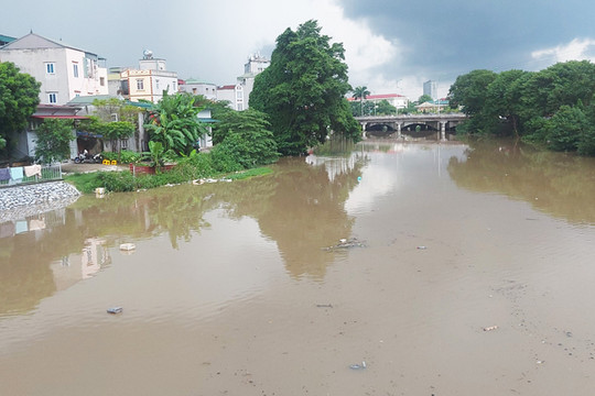 Hà Nội tiếp tục mưa, mực nước sông Tích, Bùi dâng cao trở lại