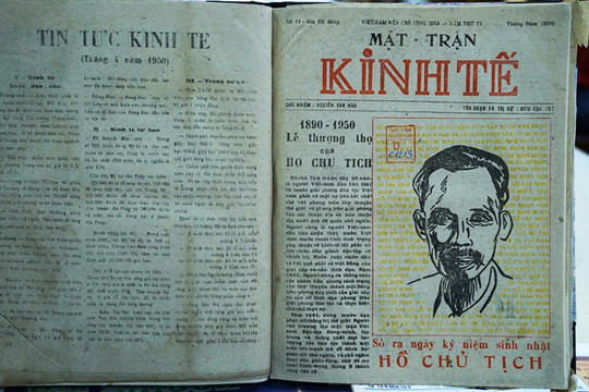Mặt trận Kinh tế - tờ báo tiền thân của Báo Công Thương ra đời giữa chiến khu Việt Bắc 74 năm trước