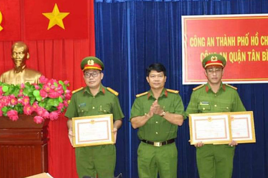 Công an quận Tân Bình được khen thưởng vì phá 3 vụ án lớn