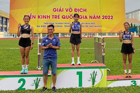 Hà Nội Nhất toàn đoàn Giải vô địch điền kinh trẻ quốc gia 2022
