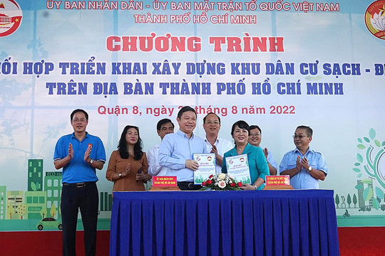 Thành phố Hồ Chí Minh: Xây dựng 500 “Khu dân cư sạch - đẹp”