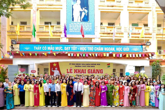 Trường Trung học cơ sở Tân Định (quận Hoàng Mai) - nơi chắp cánh ước mơ