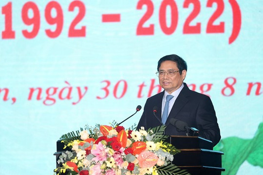 Thủ tướng Phạm Minh Chính: Sau 30 năm xây dựng, đổi mới và phát triển, Bình Thuận góp phần thiết thực vào thành tựu chung của cả nước