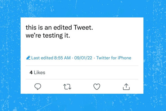Người dùng bắt đầu có thể chỉnh sửa bài đã đăng trên Twitter