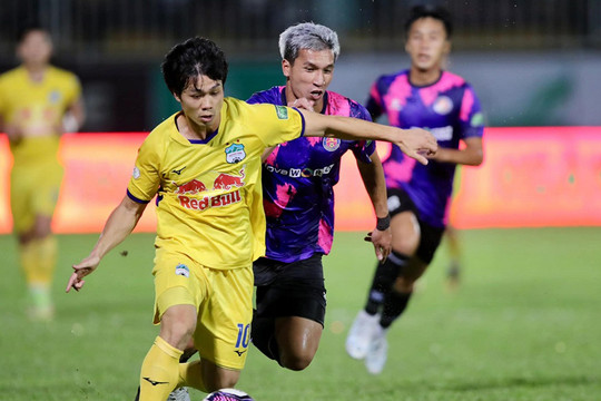 Hoàng Anh Gia Lai chia điểm với Sài Gòn FC