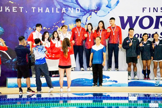 Đội tuyển lặn Việt Nam giành 25 Huy chương vàng tại World Cup 2022