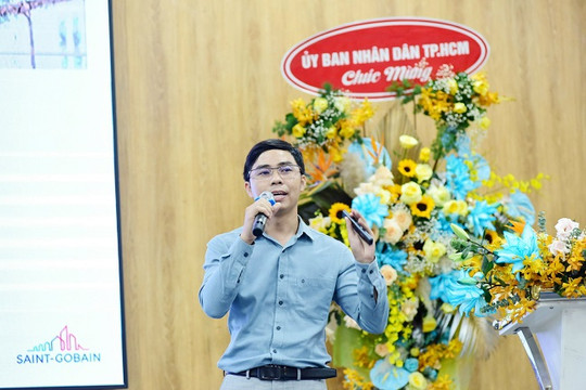 Saint-Gobain Việt Nam chia sẻ giải pháp vữa tô gốc thạch cao tại hội thảo "Các giải pháp đột phá trong xây dựng”