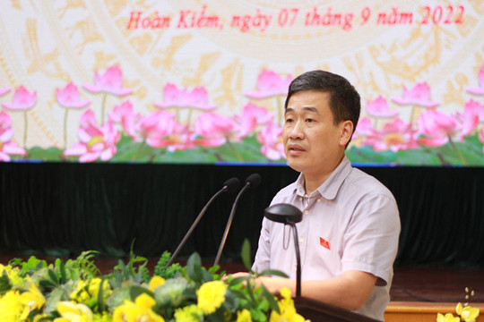 Thường trực HĐND quận Hoàn Kiếm chất vấn hai vấn đề ''nóng''