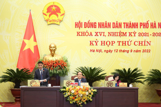 Bế mạc kỳ họp thứ chín HĐND thành phố Hà Nội khóa XVI