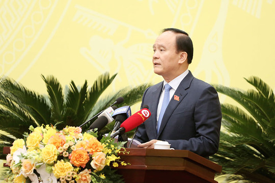 Toàn văn phát biểu khai mạc kỳ họp thứ chín của Chủ tịch HĐND thành phố Hà Nội Nguyễn Ngọc Tuấn