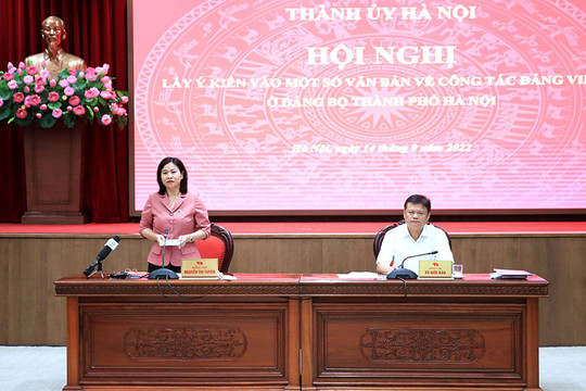 Hà Nội: Sàng lọc, nâng cao chất lượng đảng viên để đáp ứng yêu cầu trong tình hình mới