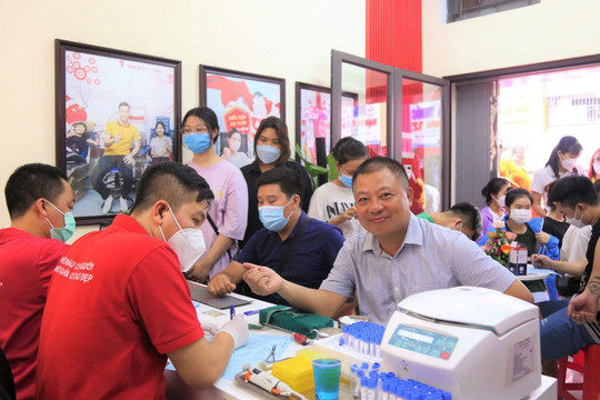 Khai trương điểm hiến máu cố định thứ 5 tại Hà Nội