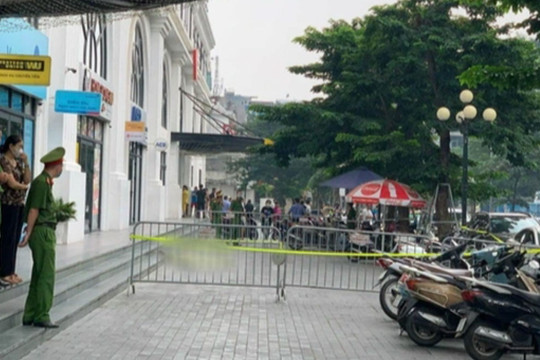 Điều tra một trường hợp tử vong do rơi từ tầng cao tòa nhà trên phố Nam Cao