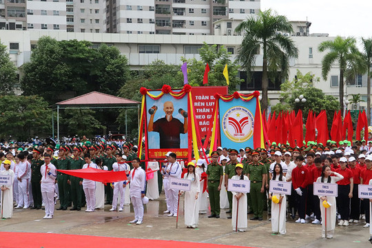 1.700 người tham dự Đại hội Thể dục thể thao quận Thanh Xuân lần thứ VI năm 2022