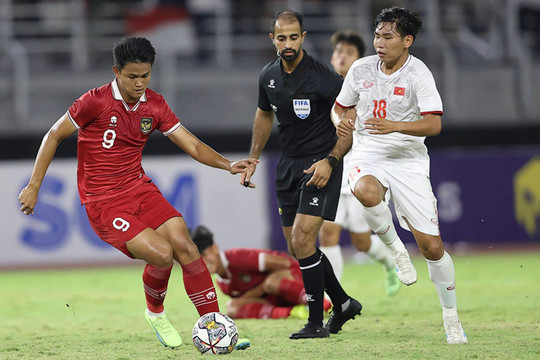 Thua U20 Indonesia, U20 Việt Nam mất quyền tự quyết giành vé dự vòng chung kết U20 châu Á 2023