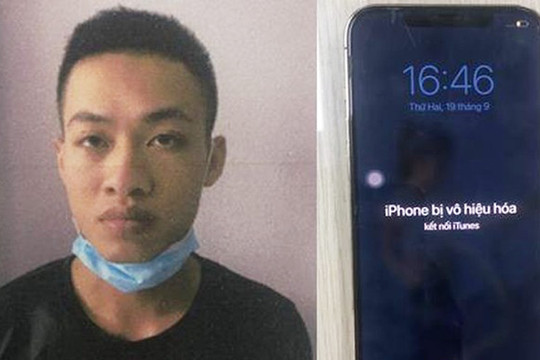 Bắt tên cướp giật điện thoại trên phố Hàng Bông
