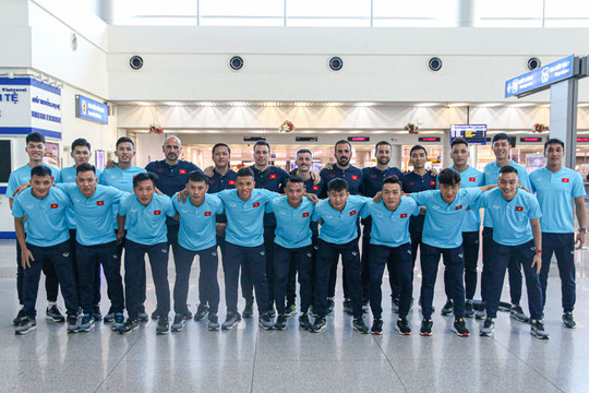 Đội tuyển futsal Việt Nam lên đường dự vòng chung kết futsal châu Á 2022