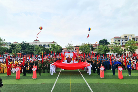 Gần 3.000 người dự lễ khai mạc Đại hội Thể dục - thể thao huyện Quốc Oai lần thứ IX-2022