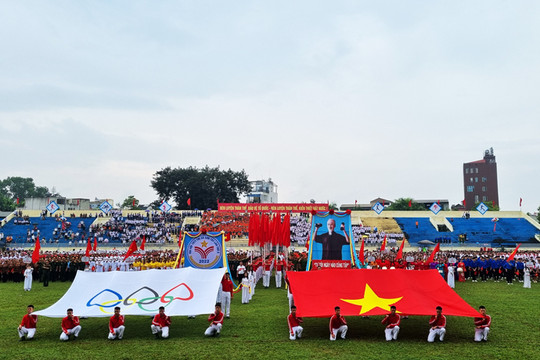 Thị xã Sơn Tây khai mạc Đại hội Thể dục thể thao lần thứ X