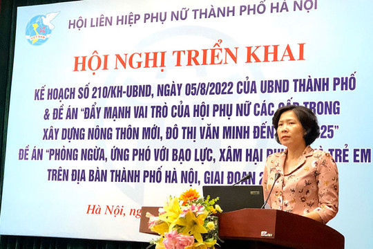 Hội Liên hiệp phụ nữ thành phố Hà Nội triển khai các chương trình công tác