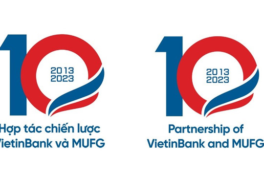 Ra mắt Biểu trưng kỷ niệm 10 năm hợp tác chiến lược VietinBank và MUFG Bank