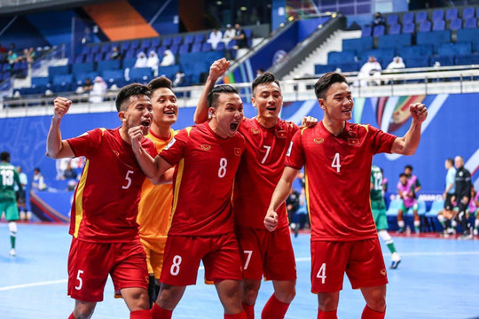 Đội tuyển Việt Nam thắng trận thứ hai tại Giải futsal châu Á